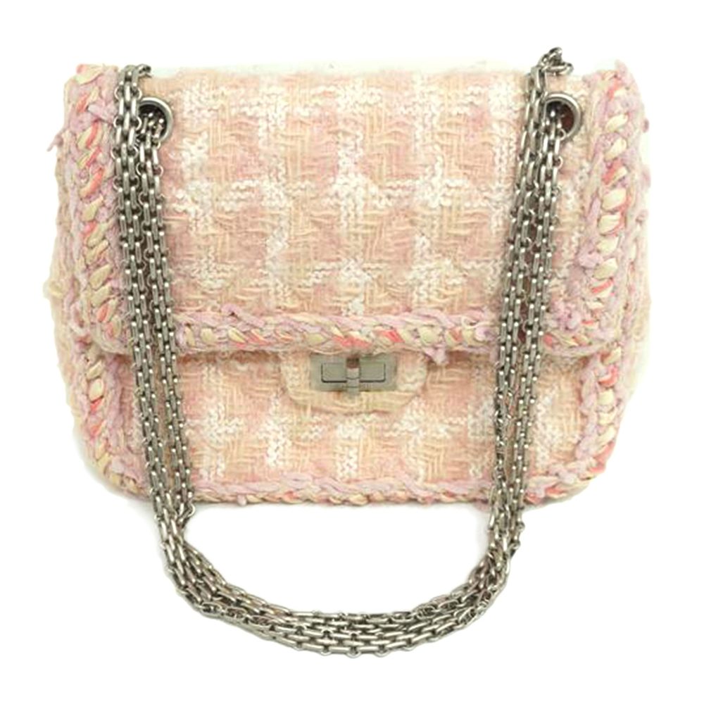 Chanel Tweed Chain Shoulder Bag